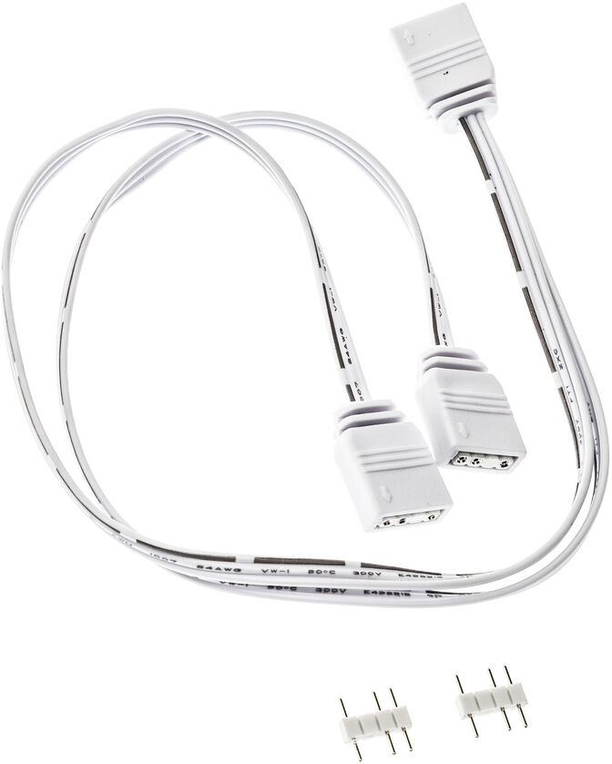 Cable Splitter Kolink 1-2 ARGB 30cm Blanco image number 1