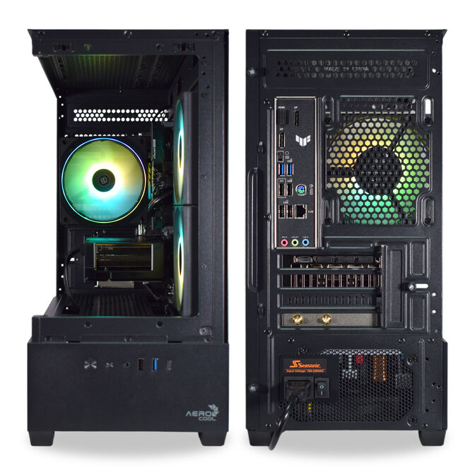 Ordenador AURA Gamer-PC Ryzen 5 7500F 16GB DDR5 1TB RTX 5060 WiFi W11 image number 4