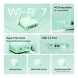 Router de Viagem GL.iNet GL-MT3600BE Beryl 7 Wireless BE3600 Wi-Fi 7 Dual Band image number null