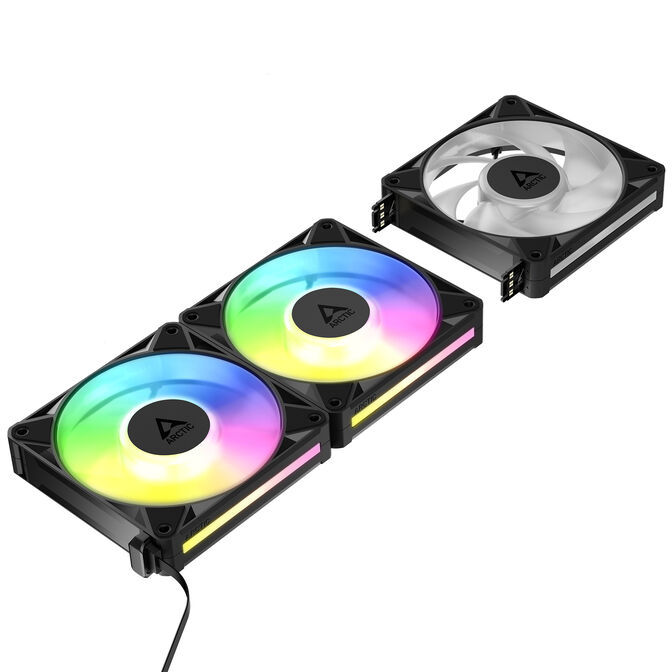 Ventilador Arctic P14 BioniX PWM ARGB 120mm (Pack 3) - Negro image number 2