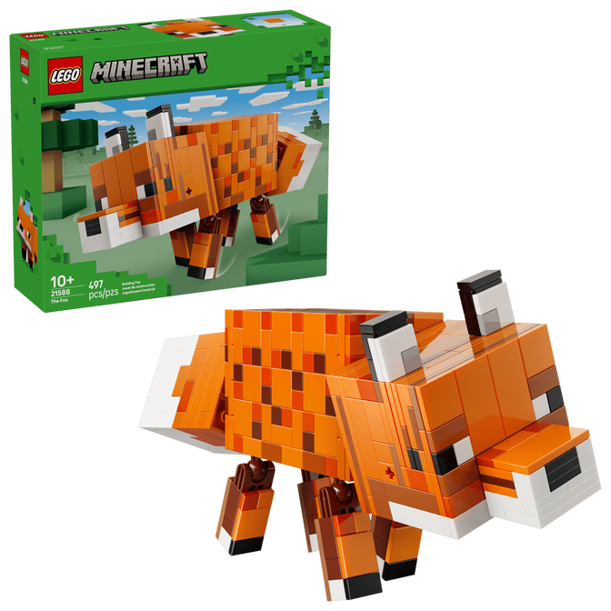 LEGO Minecraft: La Zorra, 497 Piezas (21588) image number 0