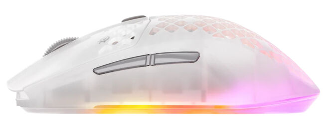 Rato Steelseries Aerox 3 Wireless/Bluetooth Gen2 Ghost image number 2