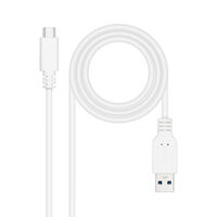 Cable USB 3.1 Gen2 10Gbps 3A Nanocable USB-C/M > USB-A/M 2 M Banco