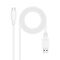 Cable USB 3.1 Gen2 10Gbps 3A Nanocable USB-C/M > USB-A/M 2 M Banco