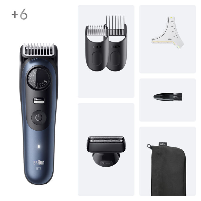 Recortadora de Barba Braun Series 7 BT7520 image number 1