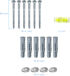 Soporte de Pared Tooq Tilt e GiRatónrio 3 Pivots 43" a 90" Max. 75Kg image number null
