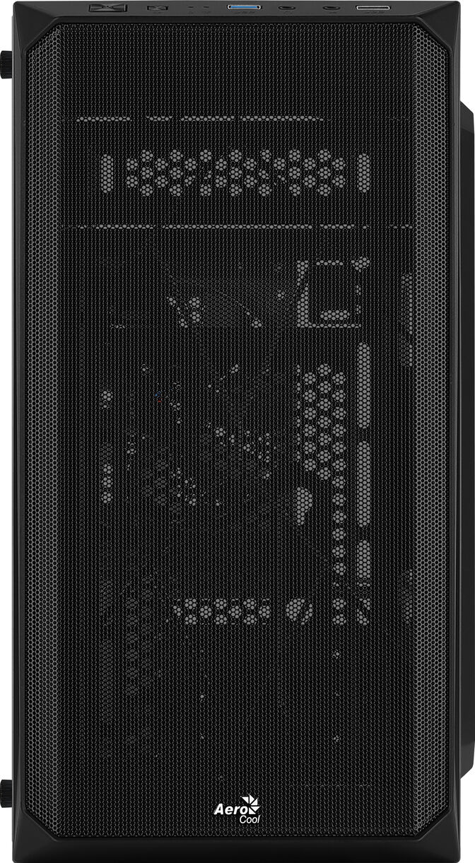 Caja Micro-ATX Aerocool CS-107 Negro image number 4