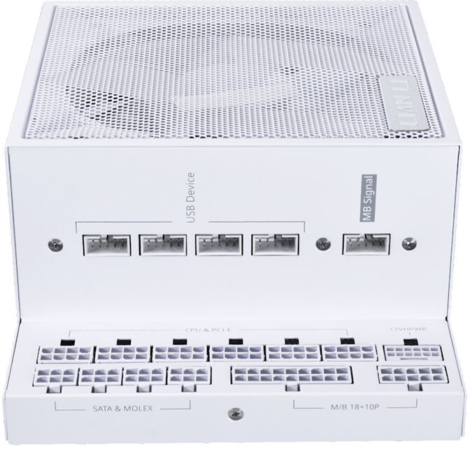 Fuente Modular Lian Li Edge 1000W 80+ Platinum Blanca image number 3