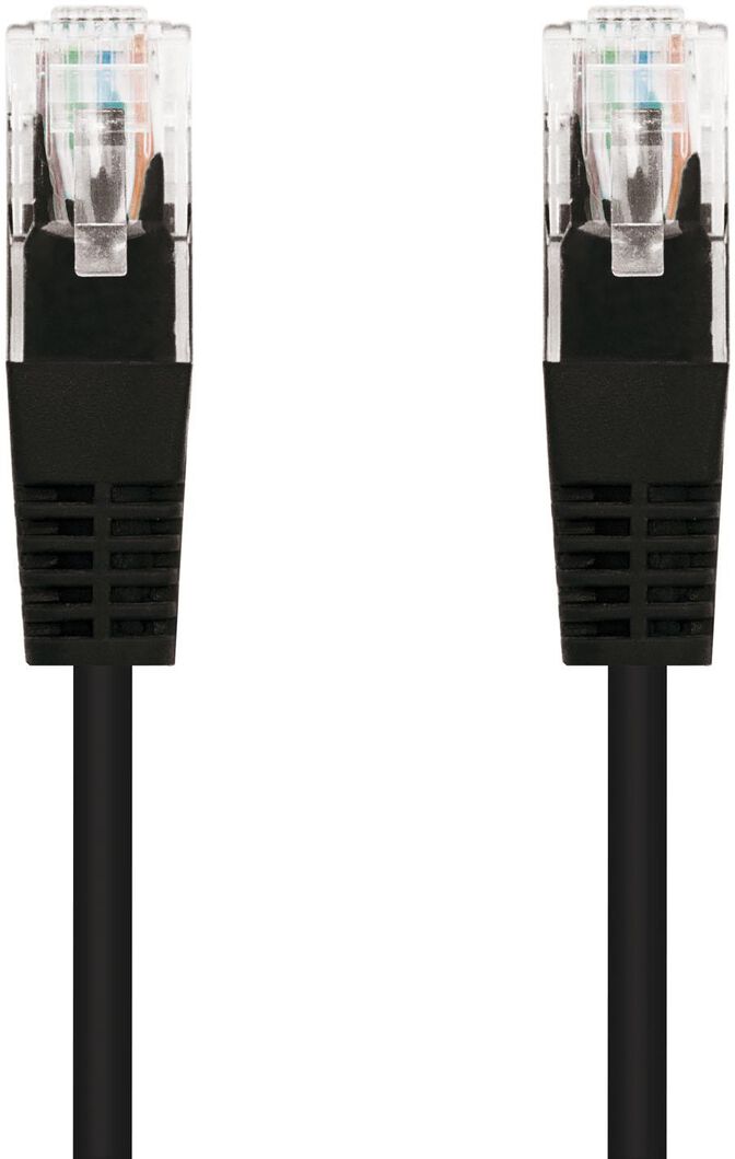 Cable de Red Nanocable RJ45 CAT.6 UTP AWG24 25 CM Negro image number 1