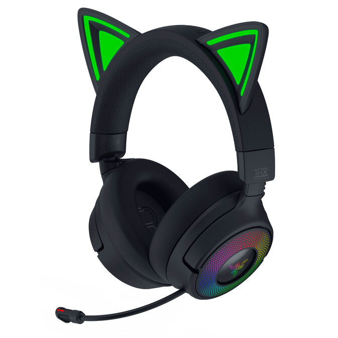 Auriculares Razer Kraken Kitty V3 Pro Wireless/Bluetooth Negro image number 0
