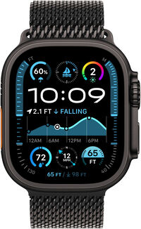Smartwatch Apple Watch Ultra 2 GPS + Cellular 49mm Titânio Negro c/ Loop Milanesa Titânio Negro - M