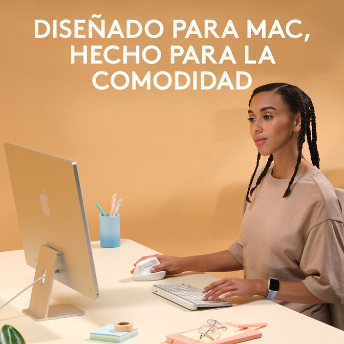 Rat&oacute;n Logitech Lift for Mac Vertical Ergonomic Wireless White image number 5