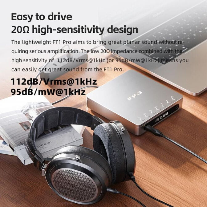 Auriculares FiiO FT1 PRO Hi-Fi Negros image number 5