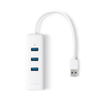 Adaptador USB TP-Link UE330 USB 3.0 para Ethernet Gigabit + 3 Portas USB 3.0 image number null
