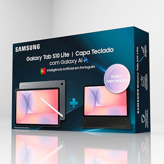 Tablet Samsung Galaxy Tab S10 Lite 10.9" (8 / 256GB) WiFi Cinzento + Keyboard Cover image number 0