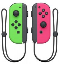 Mando Nintendo Joy-Con (set Izq/Der) Verde Neón / Rosa Neón