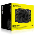 Ventilador Corsair RS120 MAX 2000RPM PWM Negro 120mm (Pack 3) image number null