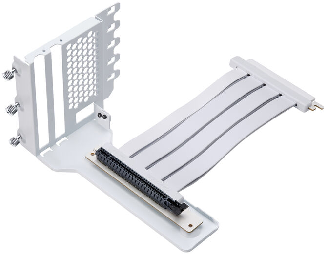 GPU Bracket Phanteks+Cable PCI-E 4.0x16 Tira Riser 22cm Blanco image number 0