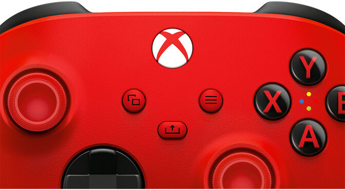 Microsoft Xbox Wireless Controller Rojo Bluetooth/USB Gamepad Anal&oacute;gico/Digital Xbox, Xbox One, Xbox Series S, Xbox Series X image number 2