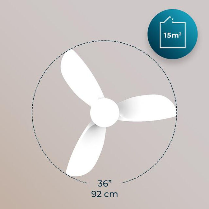 Ventilador de Techo Cecotec EnergySilence Aero 3050 White image number 3