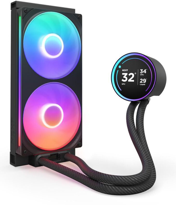 Kit de Refrigeración Líquida CPU NZXT Kraken Elite 280 (2025) RGB Negro image number 1