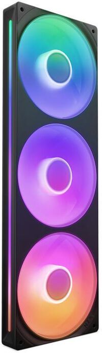 Ventilador NZXT F360 RGB Core Single-Frame Negras - Triplo Ventilador 120mm ( 360mm )