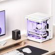 Caja Micro-ATX Jonsbo TK-1 2.0 Vidrio Templado Blanco image number null