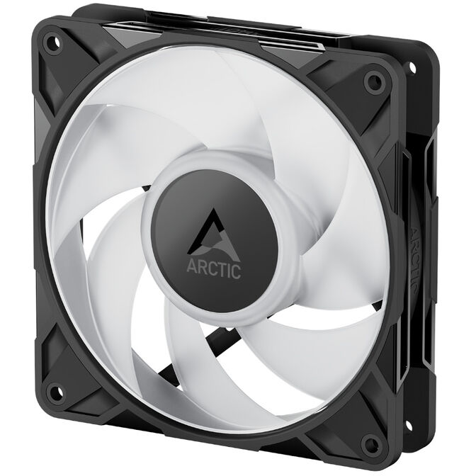 Ventilador Arctic P12 PRO PWM PST Low Noise ARGB 120mm - Negro image number 3