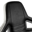 Silla noblechairs EPIC Real Leather - Negro / Blanco / Rojo image number null