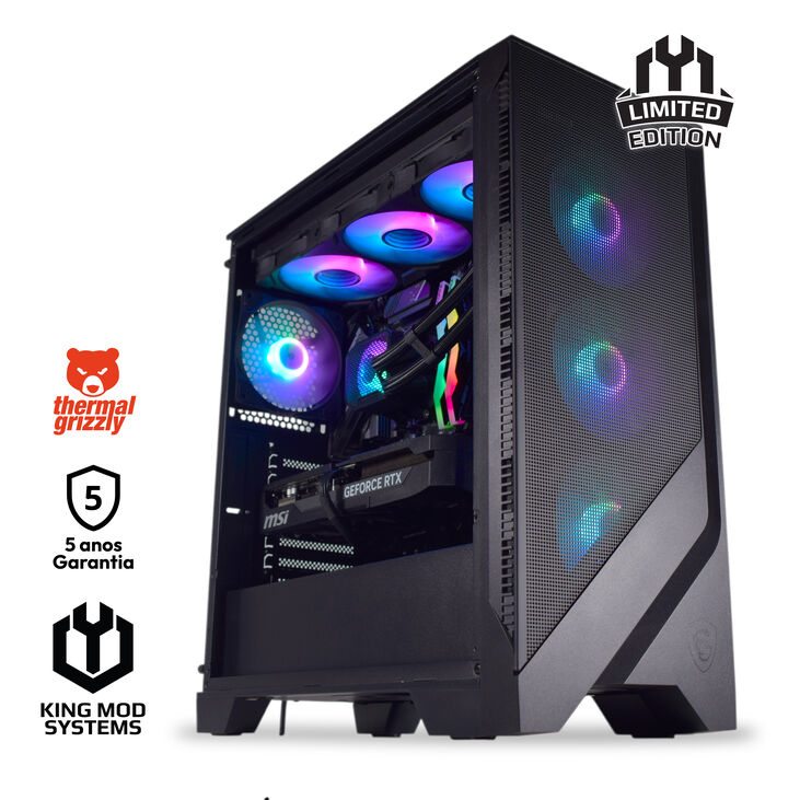 Ordenador King Mod Limited-PC Ryzen 7 9800X3D 32GB DDR5 2TB RTX 5080 WiFi W11 image number 0