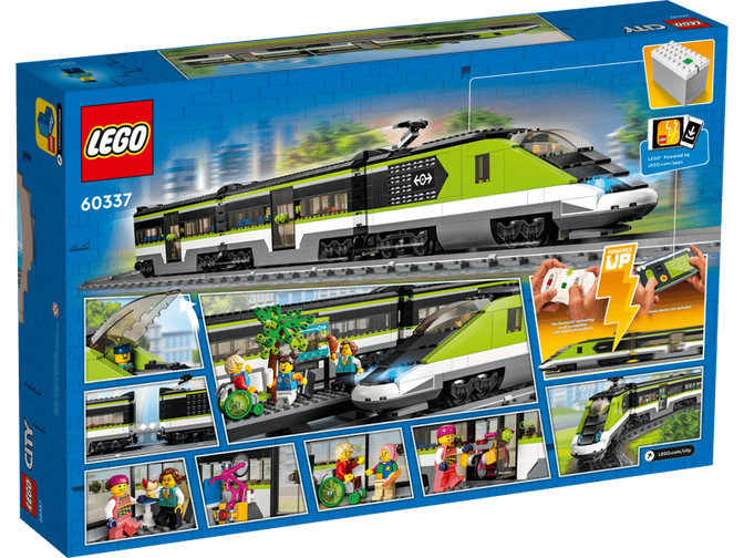 LEGO City: Tren de Pasajeros de Alta Velocidad, 764 Piezas (60337) image number 1