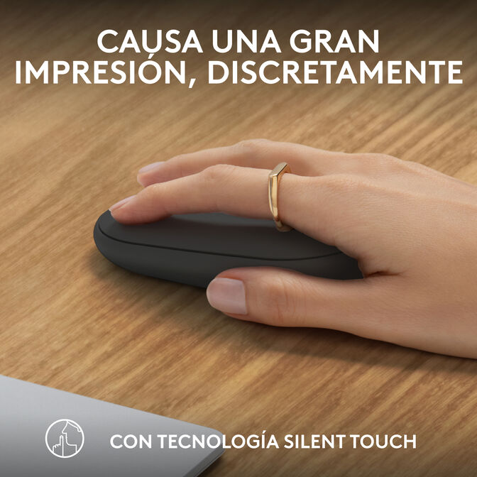 Rat&oacute;n Logitech Pebble 2 M350s 4000DPI Wireless/Bluetooth Grafito image number 6
