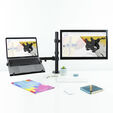 Soporte de Mesa Tooq Doble Tilt 13" a 32" Max. 8Kg (Monitor) / 4.5Kg (Port&aacute;til) image number null