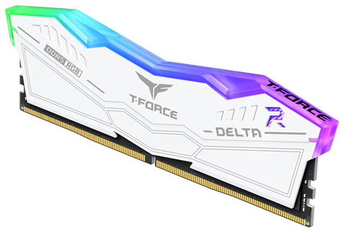 Team Group Kit 48GB (2 x 24GB) DDR5 7200MHz Delta RGB Blanco CL34 image number 4