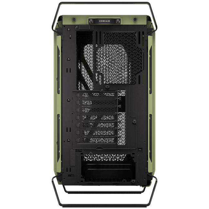 Torre E-ATX Corsair WARTHOG Perfomance Mil Green Cristal Templado image number 10