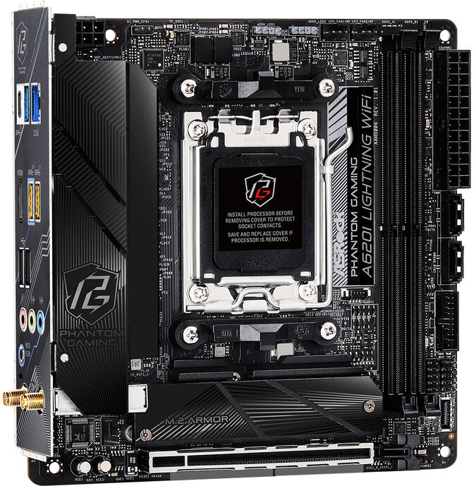 Placa Base ASRock A620I Lightning WiFi image number 3