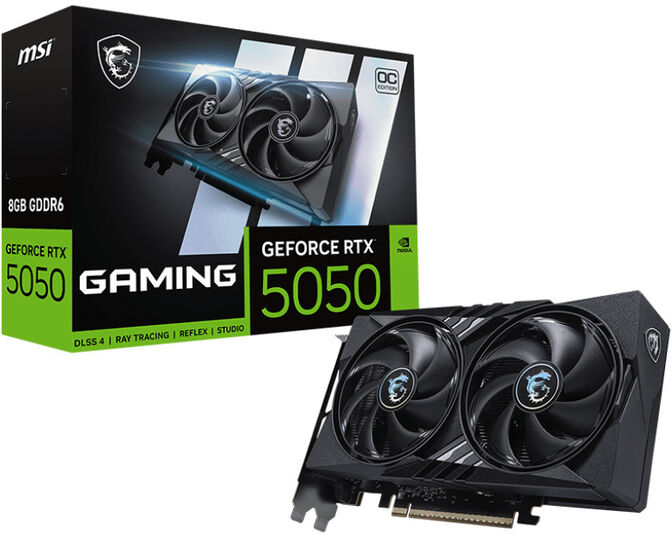 Tarjeta Gr&aacute;fica MSI GeForce&reg; RTX 5050 GAMING OC 8GB GDDR6 DLSS4 image number 0