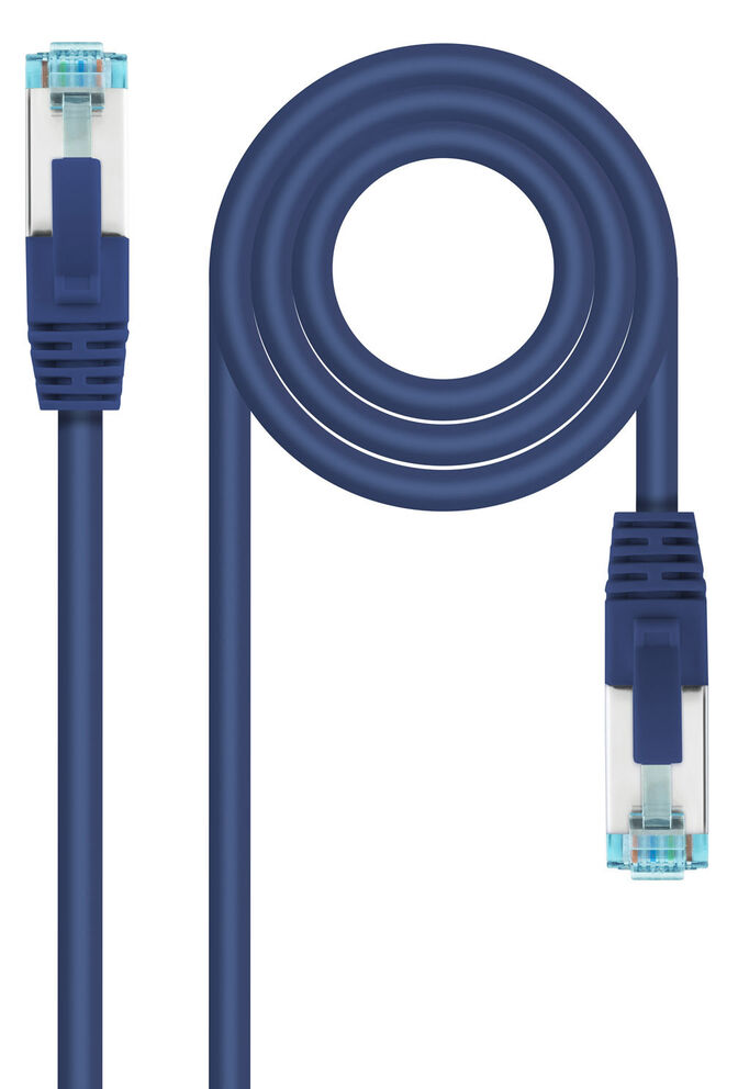 Cable de Red NanoCable RJ45 LSZH CAT.7 600MHZ SFTP AWG26 1 M Azul image number 0