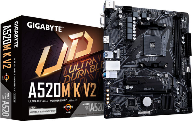 Placa Base Gigabyte A520M-K V2 image number 0