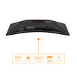 Monitor Curvo AOC Gaming 34" CU34G4Z Fast VA WQHD 240Hz 0.5ms image number null