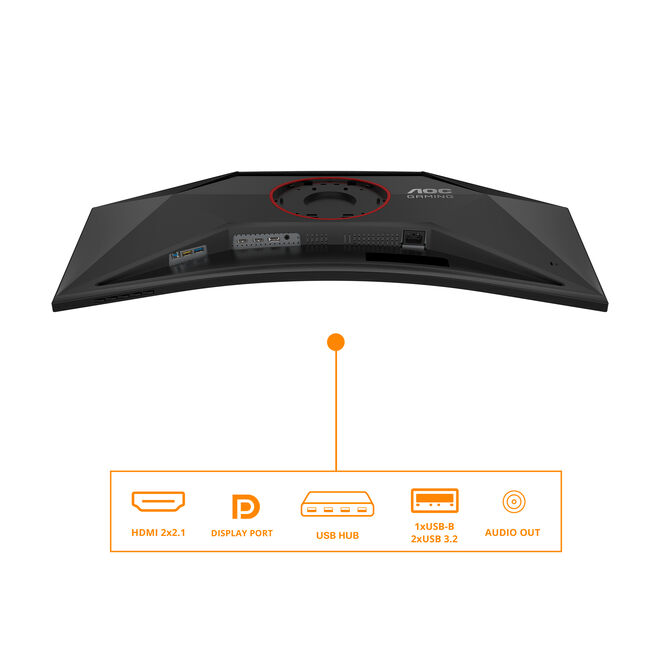 Monitor Curvo AOC Gaming 34" CU34G4Z Fast VA WQHD 240Hz 0.5ms image number 13