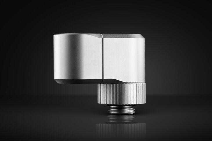 Conector Rotativo EKWB Quantum Torque Doble Rotary Desplazamiento 21mm G1/4 Titanio image number 5