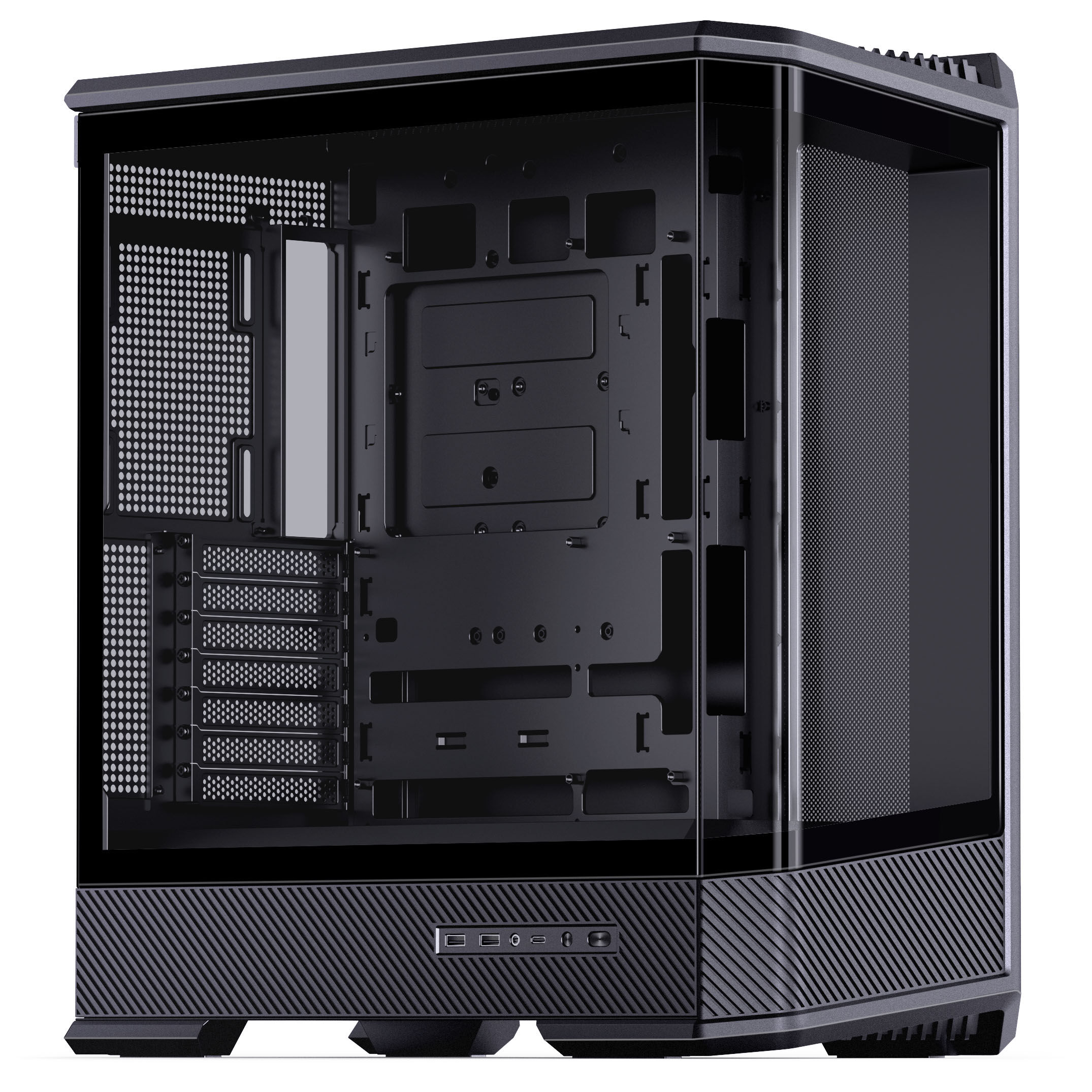 Caja ATX Jonsbo D400 Vidrio Templado Negro