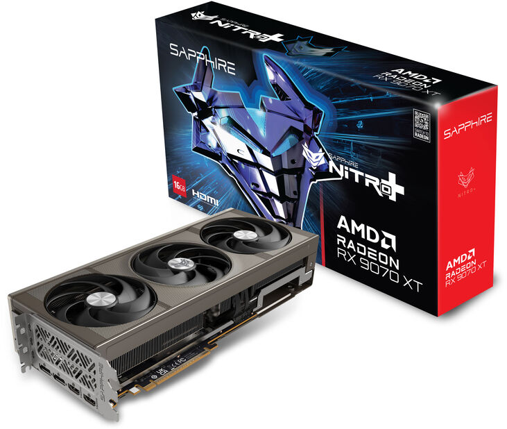 Tarjeta Gráfica Sapphire Radeon RX 9070 XT Nitro+ OC 16GB GDDR6 image number 0
