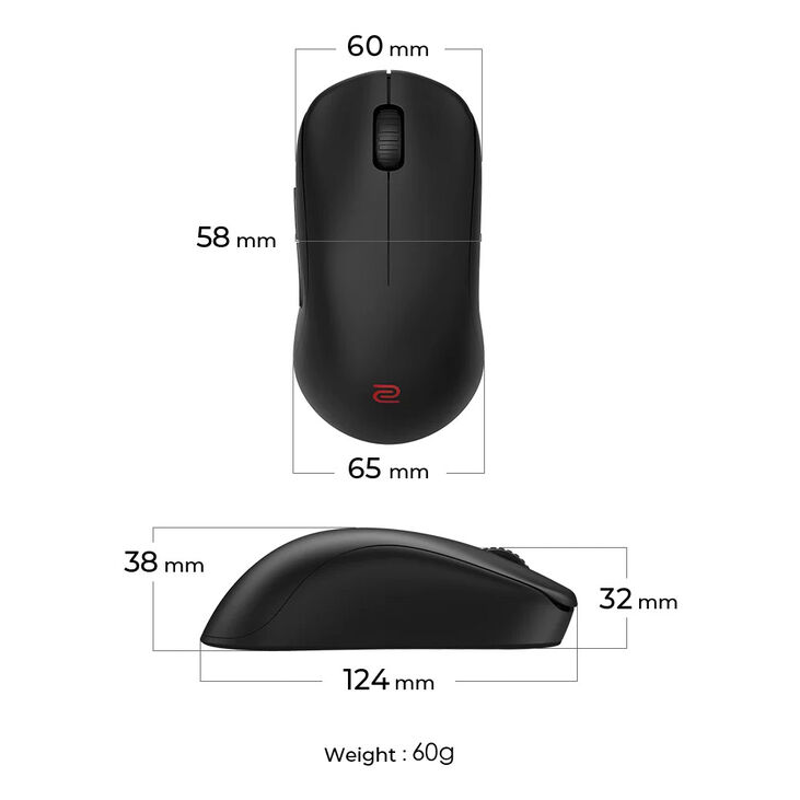 ZOWIE Ratón U2 Wireless image number 6