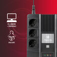 UPS NGS Off-line Fortress Bunker 600VA 360W 6 Tomas de Protecci&oacute;n image number null