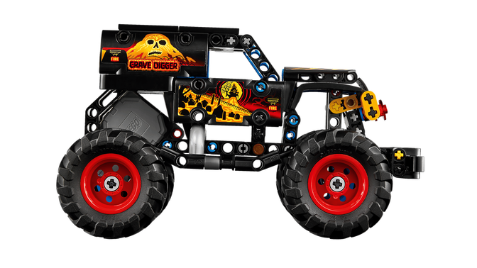 LEGO Technic: Monster Jam Grave Digger Fuego y Hielo, 263 Piezas (42219) image number 5