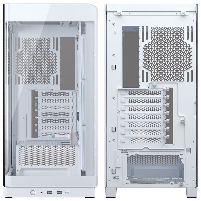 Torre E-ATX Corsair 4500X LX-R RGB Blanco Cristal Templado image number 9