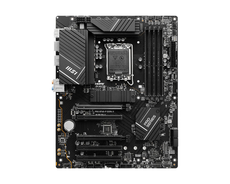 Placa Base MSI PRO B760-P DDR4 II image number 1