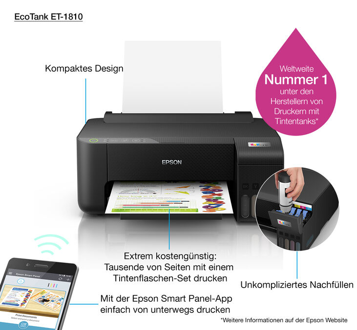 Impresora Epson EcoTank ET-1810 Wi-Fi image number 15